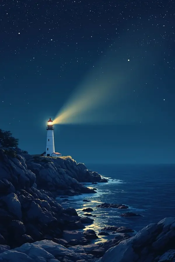 灯塔与海（热映）影视封面海报